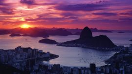 Закат в Рио Де Жанейро