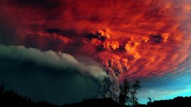 Извержение Вулкана Пуйеуэ в Чили