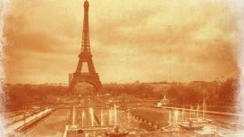 Париж Эйфелева Башня