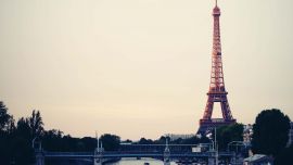 Париж Эйфелева Башня