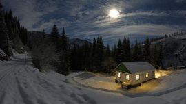 Зимний Лес Ночью