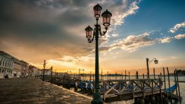 Sunset At Venice