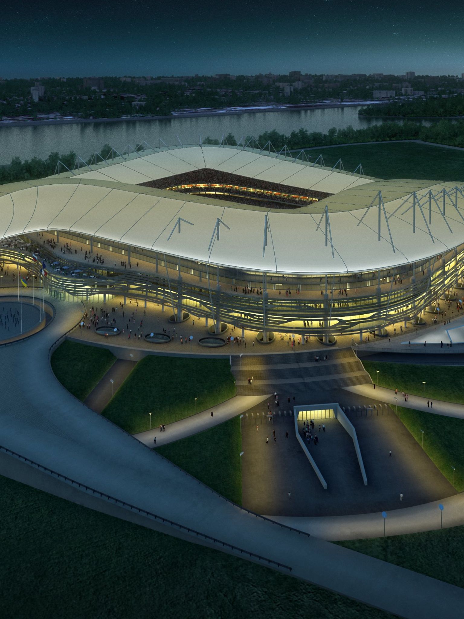 Стадионы чемпионата россии