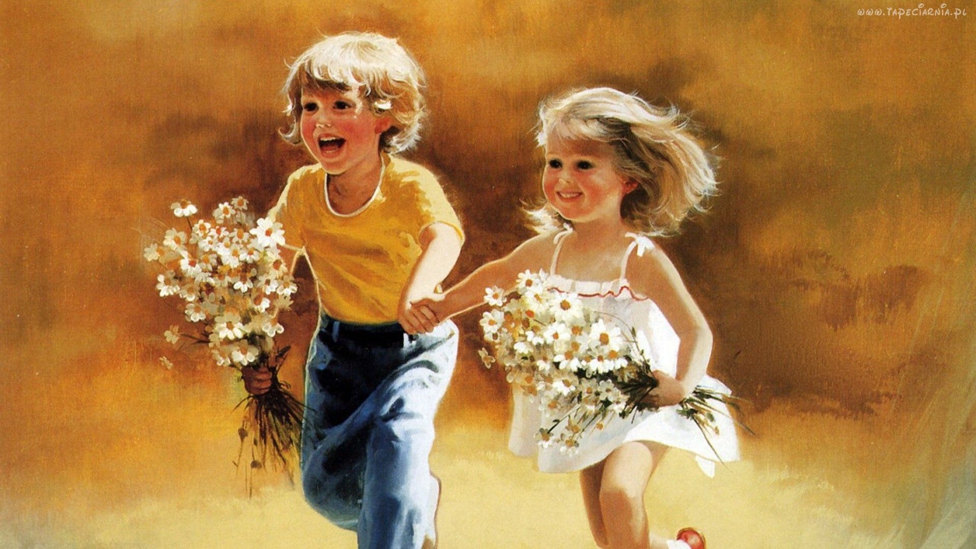 Красиво о детстве. Картины Дональда Золана беззаботное детство. Счастливое детство. Картина на день защиты детей.
