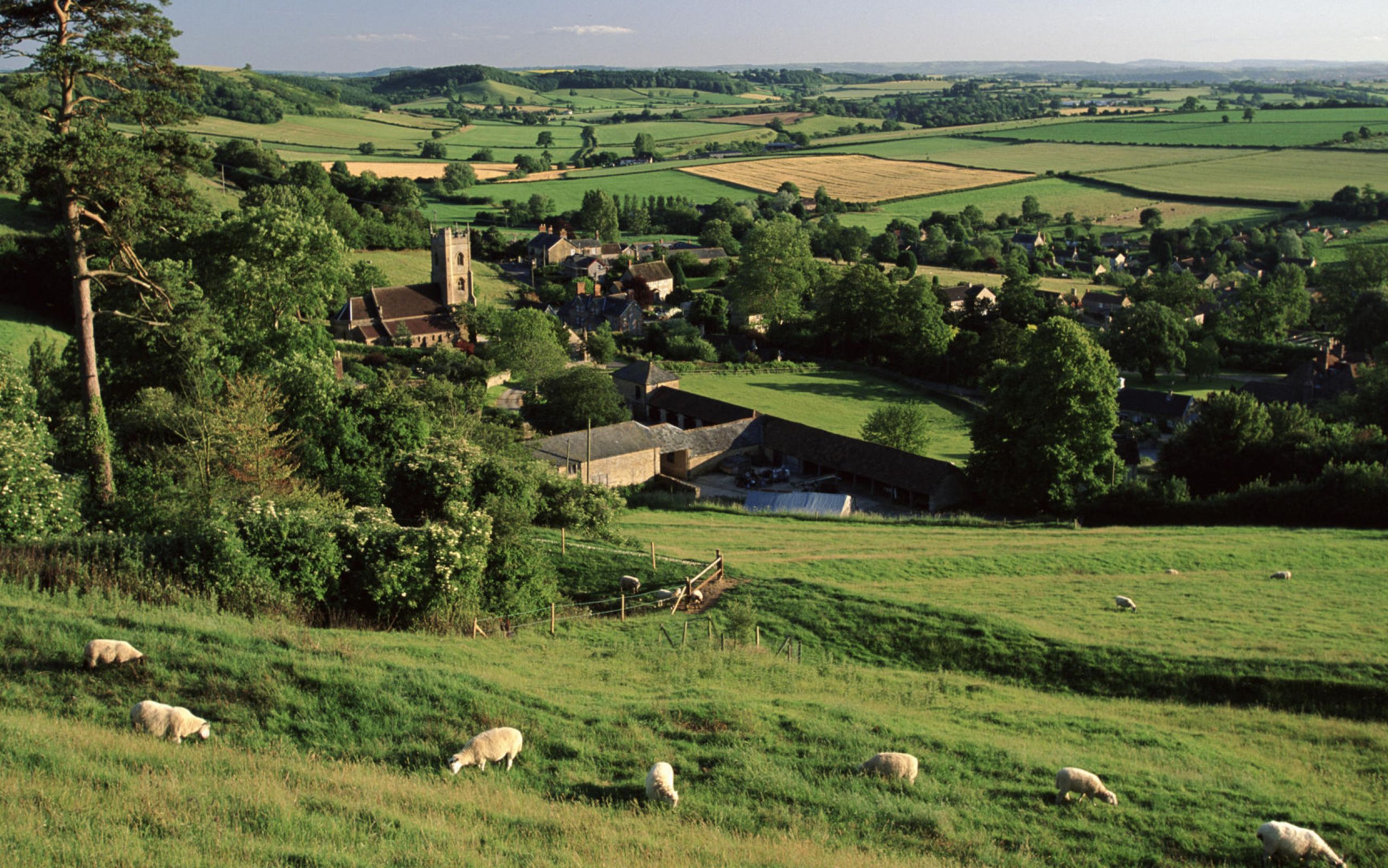Village countryside. Сельские селитебные ландшафты. Англия Сомерсет природа. Рурал Ингланд rural England. Равнинная Сельская местность в Британии.