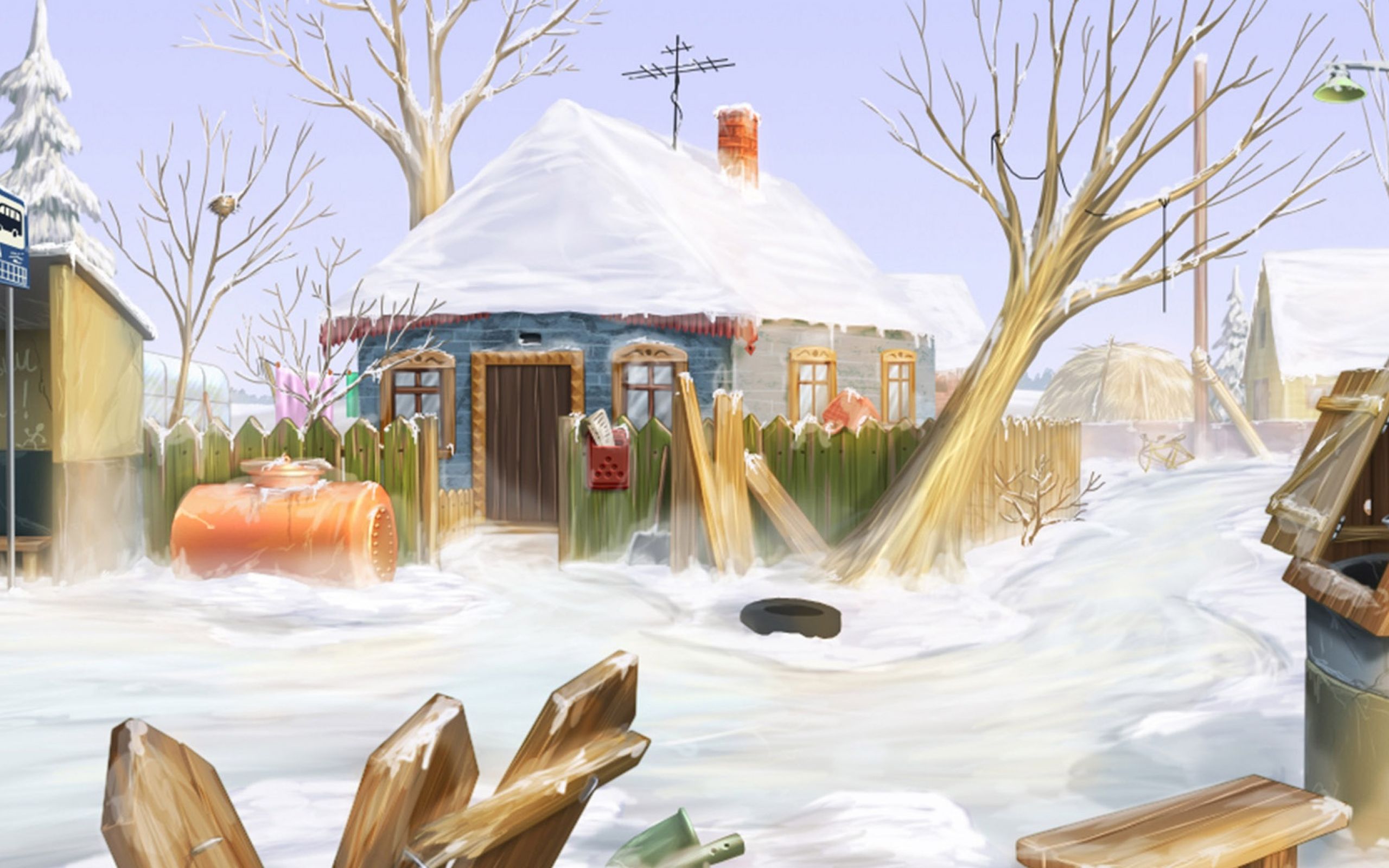 Прощание с избой. Зимняя деревня мультяшная. Зима в деревне. Зимний деревня мультяшный. Деревня зимой мультяшная.