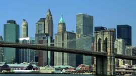 Нью Йорк Бруклинский Мост