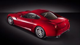 Red Ferrari Car